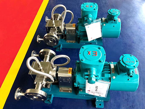 Gear pump are ready to ship for chemical industry